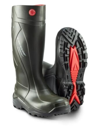Dunlop Purofort  O4 Ci Gummistøvle Grøn