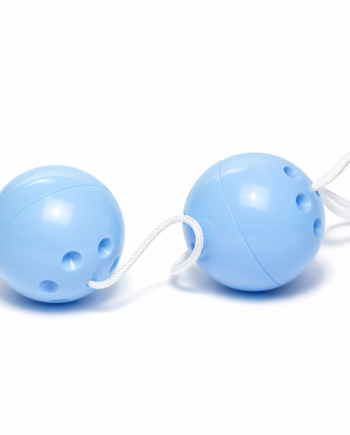 Duo Bækkenbundskugler Lyseblå