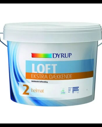 Dyrup Loft 02 Ekstra Dækkende Hvid 9lt