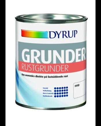 Dyrup Rustgrunder Hvid   75lt