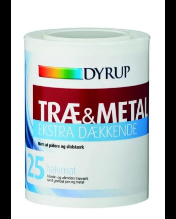 Dyrup Træ   Metal 25 Ekstra Dækkende S0502y   75lt