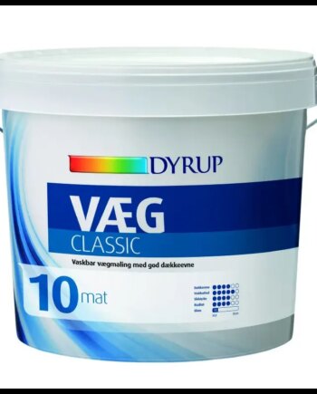 Dyrup Væg 10 Classic Hvid   5lt