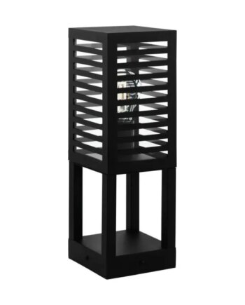 Eglo Alamonte Ude Stander E27 Ip44 H450 Sort Udendørslampe 900138