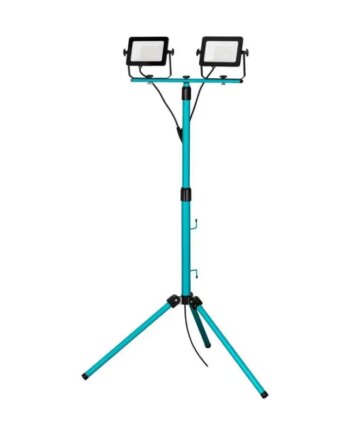 Eglo Arbejdslampe Stativ 2x30w 2x2500lm Ip65 Turkis Arbejdslampelampe 900541