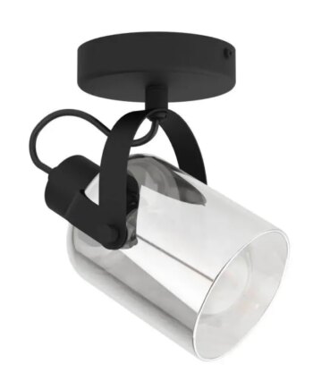 Eglo Berregas Spot E27 Sort Røg Spotlampe 99052