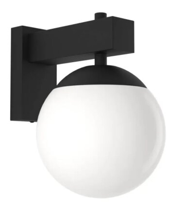 Eglo Bufalata Ude Væg E27 Ip44 Sort Udendørslampe 900669