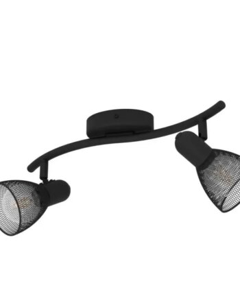 Eglo Carovigno Spot 2xe14 Sort Spotlampe 98622