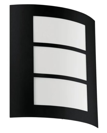 Eglo City Ude Væg E27 Sort Udendørslampe 99567