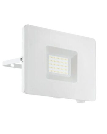 Eglo Faedo   Ude Projektør 50w Ip65 Hvid Udendørslampe 33155