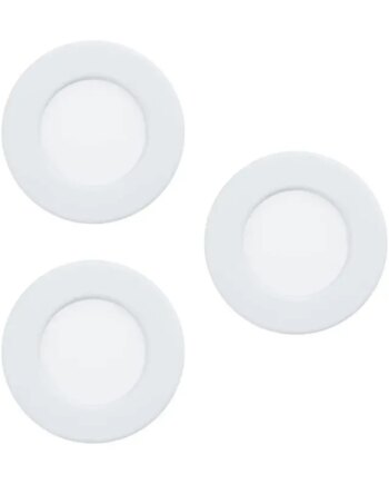 Eglo Fueva   Indbyg  Sæt ø86 3x2 7w 990lm 3000k Hvid Indbygninglampe 99135
