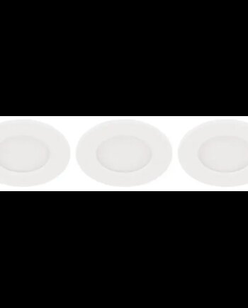Eglo Fueva   Indbyg  ø86 3x2 8w 1020lm 3000k  -trin Ip44 Hvid Indbygninglampe 31172
