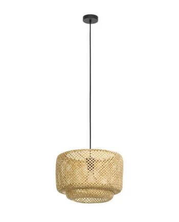 Eglo Hettonle Pendel E27 ø420 Natur Pendellampe 43868