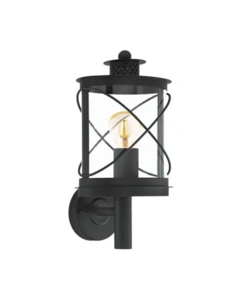 Eglo Hilburn Ude Væg Op Sort Udendørslampe 94842