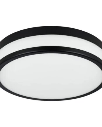 Eglo Led Palermo Loft ø295 Sort Hvid  Loftlampe 900846