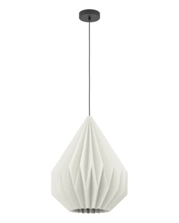 Eglo Minting Pendel E27 ø450 Sort Hvid  Pendellampe 43933