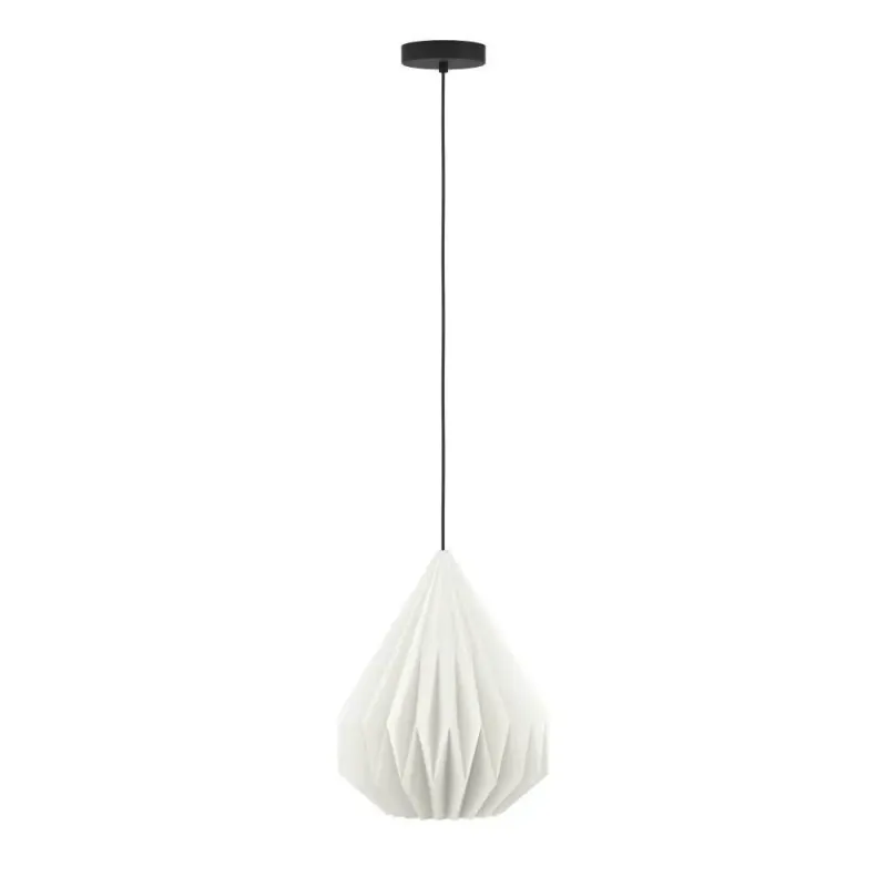 Eglo Minting Pendel E27 ø300 Sort Hvid Pendellampe 43932