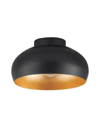Eglo Mogano   Loft E27 ø280 Sort Guld Loftlampe 900554