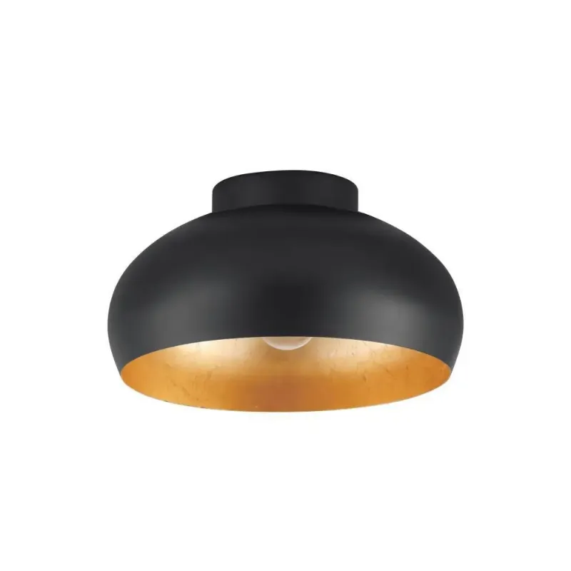 Eglo Mogano Loft E27 ø280 Sort Guld Loftlampe 900554