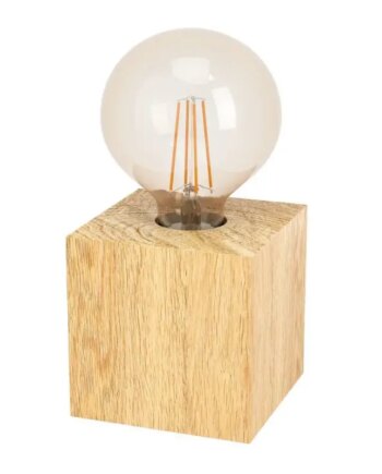 Eglo Prestwick   Bord E27 Træ Natur  Bordlampe 43733