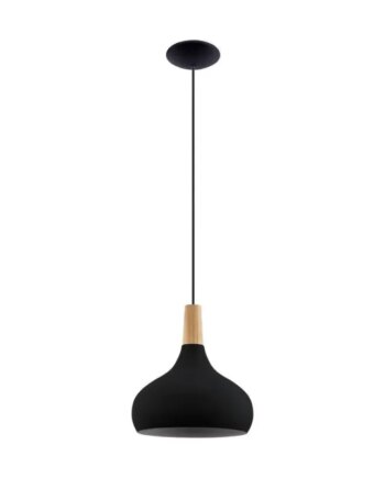 Eglo Sabinar Pendel E27 ø280 Sort Pendellampe 900162