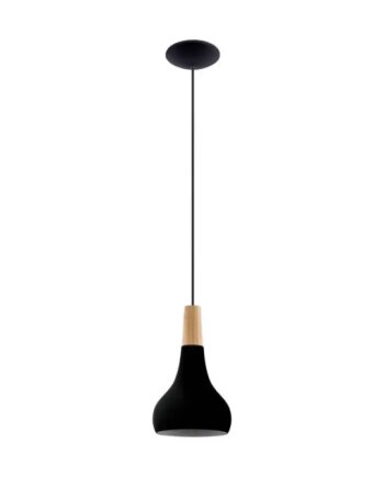 Eglo Sabinar Pendel E27 ø180 Sort Pendellampe 900161
