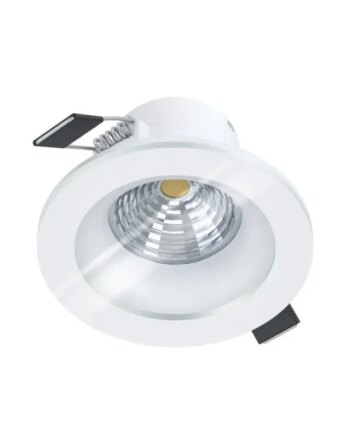 Eglo Salabate Indbyg  ø88 6w 380lm 2700k Dæmpb  Ip44 Hvid Indbygninglampe 98238