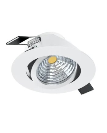 Eglo Saliceto Indbyg  Kip ø88 450lm 2700k Dæmpb  Hvid Indbygninglampe 98301