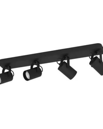 Eglo Sorego Spot Gu10 4x250lm Sort Spotlampe 900333