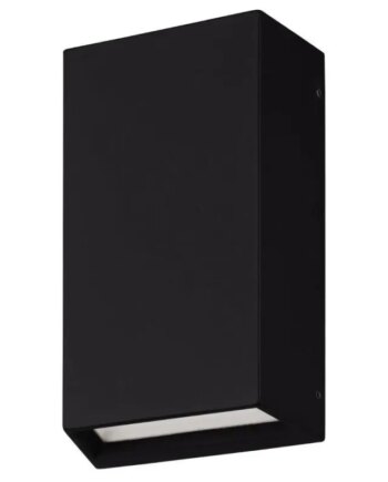 Eglo Spongano Ude Væg H200 Cct 2x5w 1200lm Ip65 Sort Udendørslampe 900886