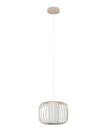 Eglo Terrarosa Pendel E27 ø285 Sand Hvid  Pendellampe 900867