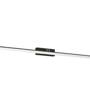 Eglo Verdello Væg L600 Cct 5w 750lm 3000-6500k Ip44 Sort Messing Væglampe 900475