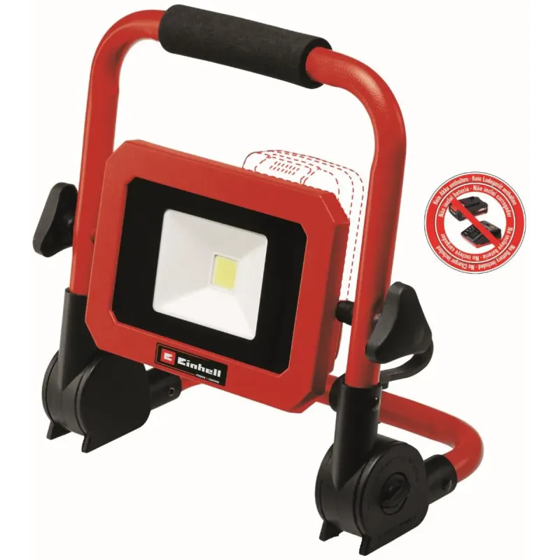 Einhell  -cl 18 1800 Akku Led Arbejdslampe 1800 Lm 18v   Batteri Og Lader