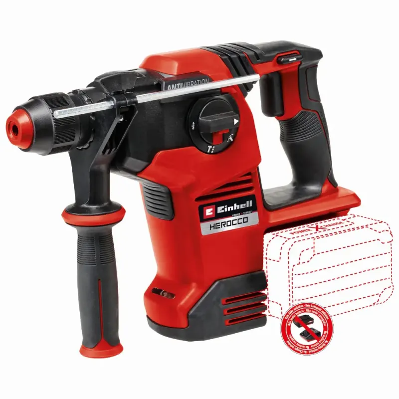 Einhell Herocco 36 28 Akku Borehammer   Batteri Og Lader