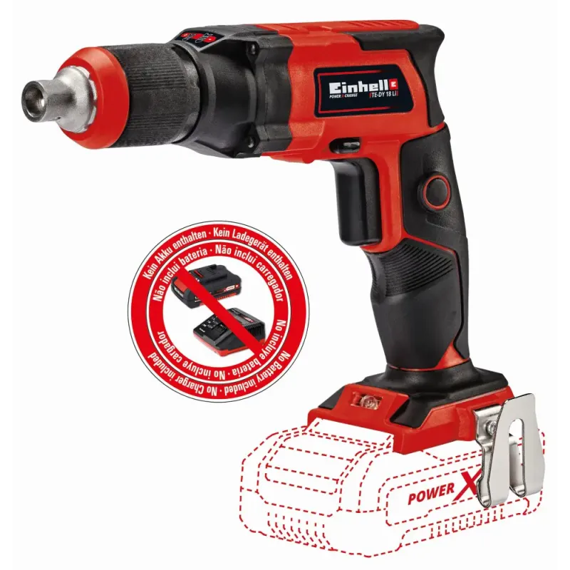 Einhell Te-dy 18 Li Akku Gipsskruemaskine Batteri Og Lader