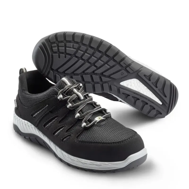 Elten Maddox   Black-grey Low Sikkerhedssko Stål Tåværn  Fiber Sømværn