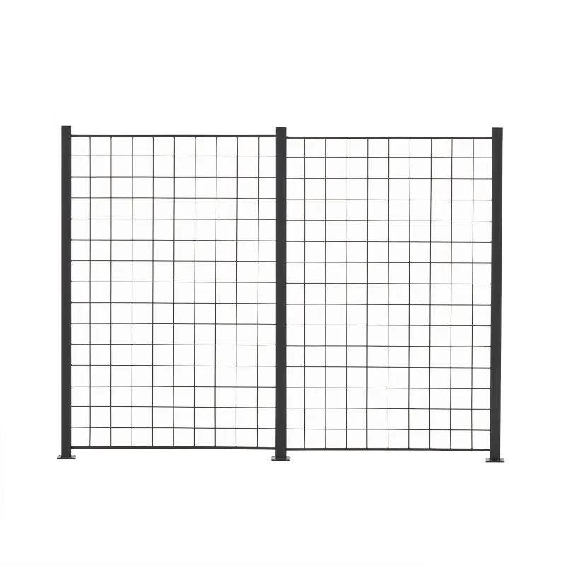 Fag Espalie Sort 150x100 Cm Inkl    Alu Stolper 158 Cm 116-095