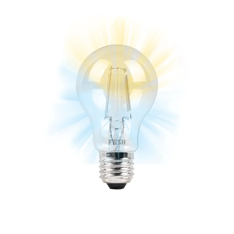 Fesh Smart Home Led Pære Kold Varm Deko E27   5w Klar   60
