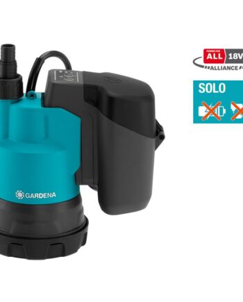 Gardena Batteridrevet Dykpumpe 2000   18v Til Rent Vand  Solo 14600-55