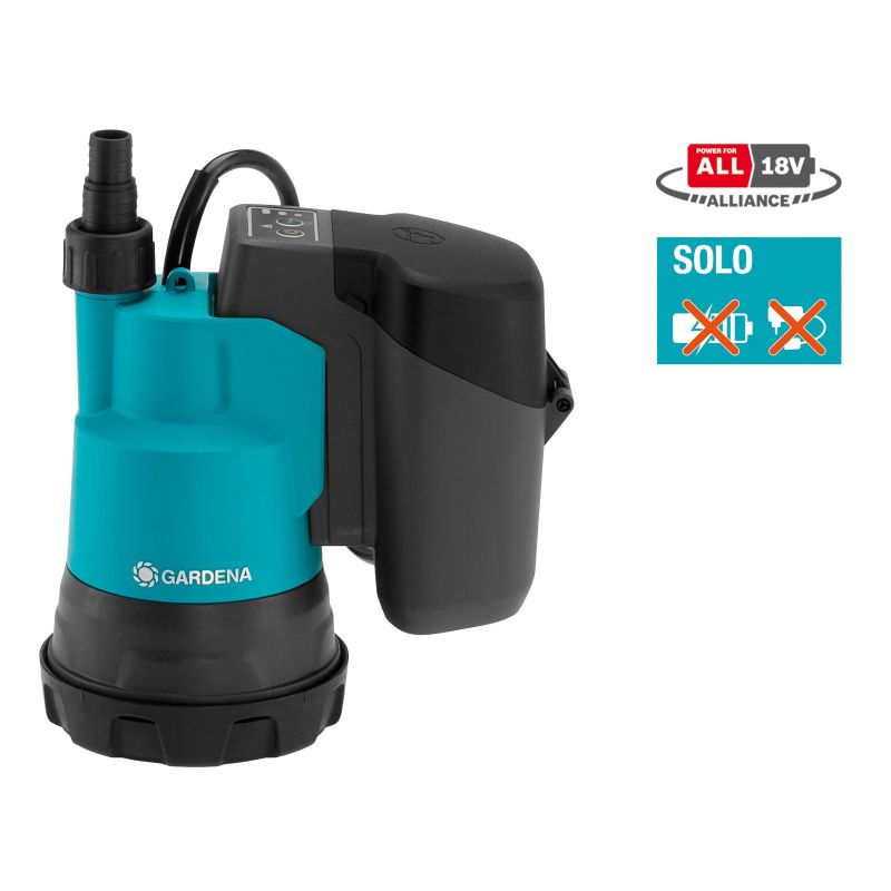 Gardena Batteridrevet Dykpumpe 2000 18v Til Rent Vand Solo 14600-55
