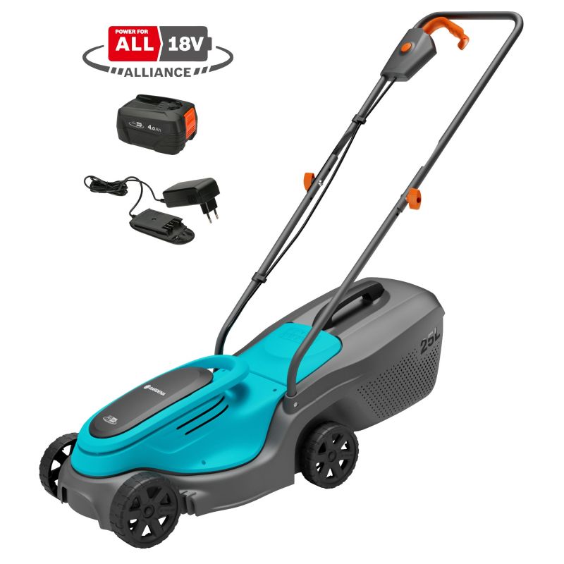Gardena Batteridrevet Plæneklipper Powermax 30 18v Sæt 14630-20