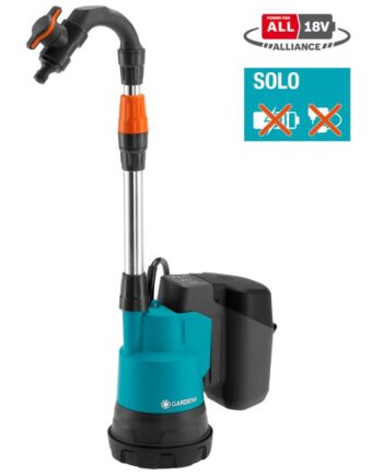Gardena Batteridrevet Regnvandstøndepumpe 2000   18v  Solo 14602-55