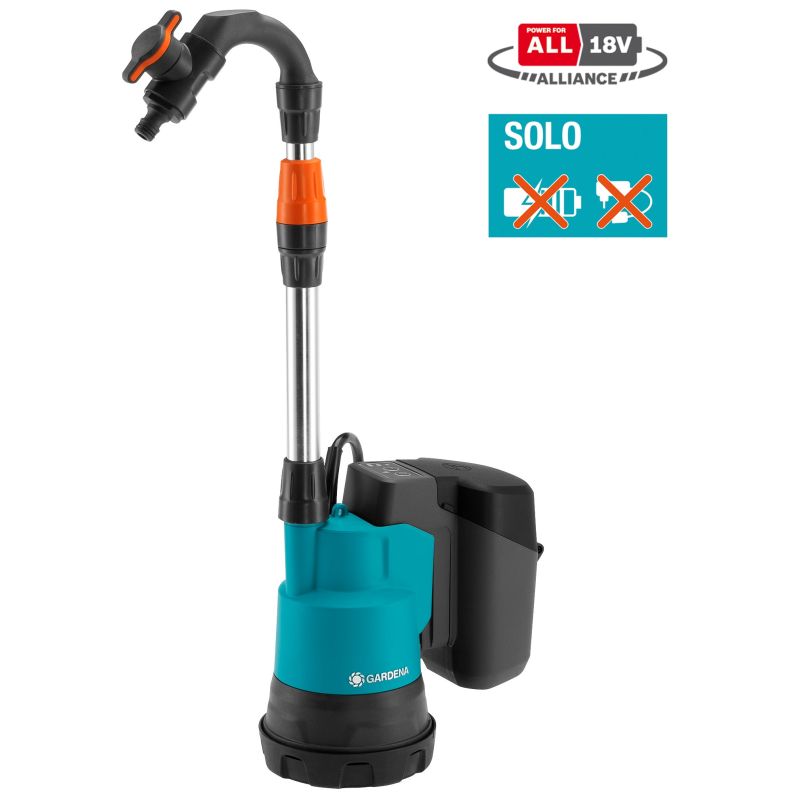 Gardena Batteridrevet Regnvandstøndepumpe 2000 18v Solo 14602-55