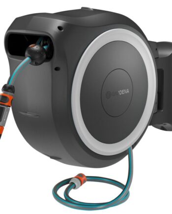 Gardena Batteridrevet Vægslangeboks Powerroll Hvid   35m  Solo 18642-55