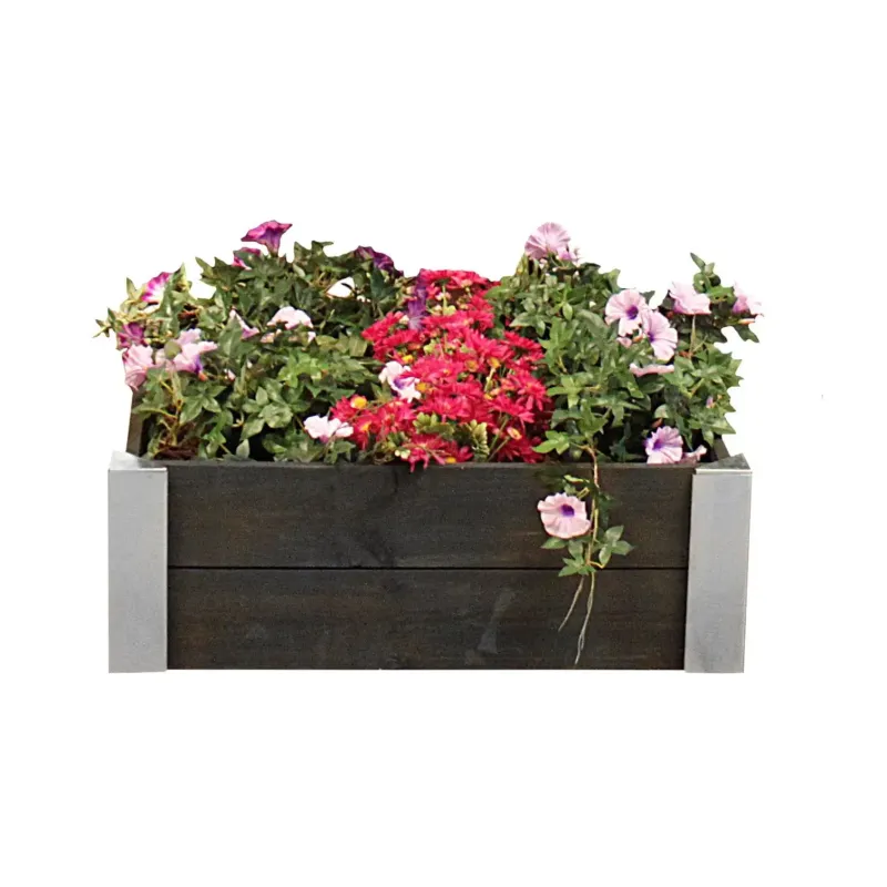 Gardenlife Premium-  Højbed 22x66x66cm Sort Grundmalet