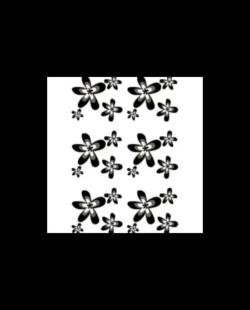 Geyser Black Flower Badeforhæn 180x200 Cm Polyester