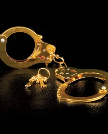 Fetish Fantasy Gold Metal Cuffs Pipedream