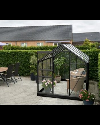 Halls Drivhus Popular 86 Sort     Mm Glas F09708