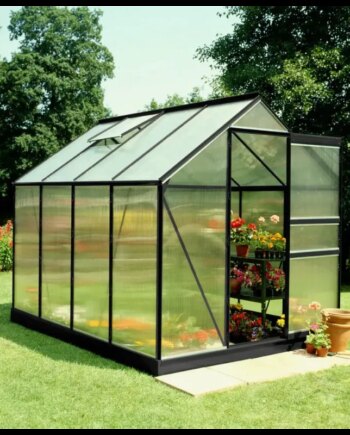 Halls Drivhus Popular 86 Sort     Mm Poly  F09709