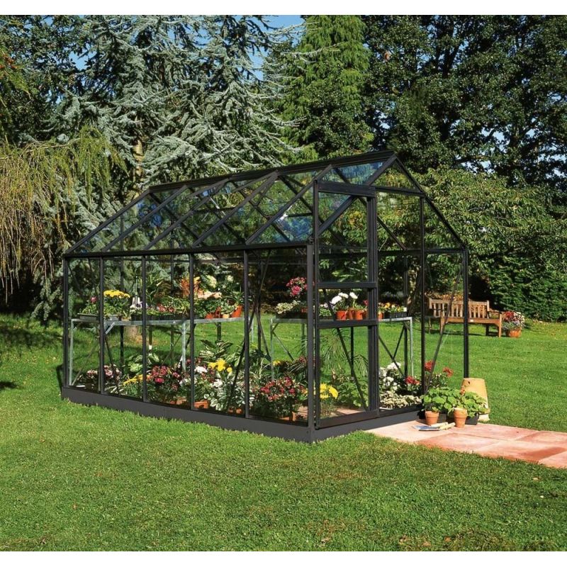 Halls Popular 106 Drivhus    2mâ   Med   Mm Glas Inkl  Fundament F09797
