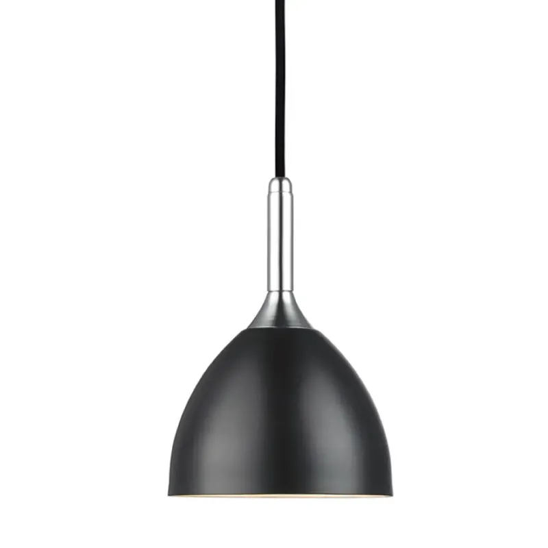 Halo Design Bellevue Pendel ø14 Sort   Krom 741076